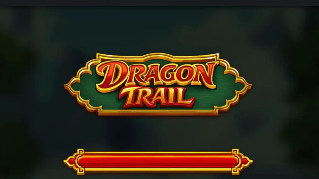 Tampilan visual slot Dragon Trail dengan naga emas dan latar belakang pagoda